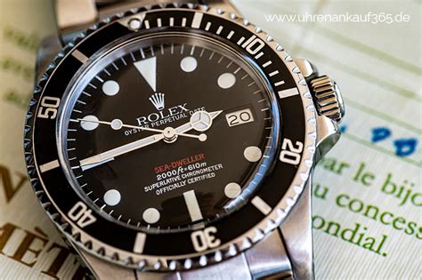 rolex sea dweller verkaufen